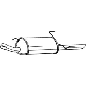 Endschalldämpfer BOSAL 185-405