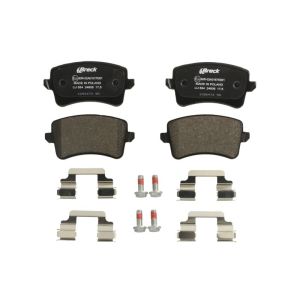 Conjunto de pastilhas de travão BRECK 24606 00 554 00, atrás