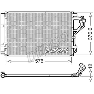 Condensatore, impianto di climatizzazione DENSO DCN41010