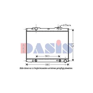 Motorkühler AKS DASIS 510058N