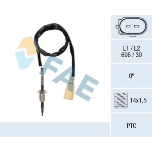 Sensor de temperatura dos gases de escape FAE 68059