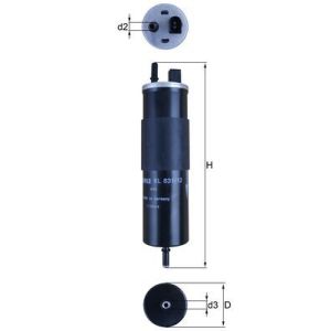 Pompe à carburant KNECHT KL 831/12