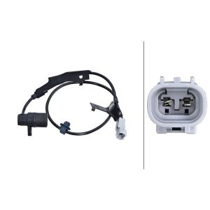 Sensor do ABS traseiro, direito HELLA 6PU 230 048-861