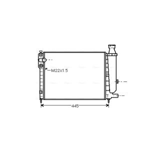 Arrefecedor do motor AVA COOLING CNA2046