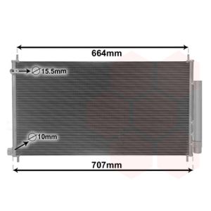 Condenseur (climatisation) VAN WEZEL 25015704