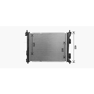 Arrefecedor do motor AVA COOLING KA2343