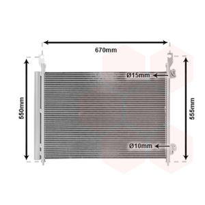 Condenseur (climatisation) VAN WEZEL 43005466