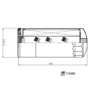 Ölfilter FEBI BILSTEIN 173489