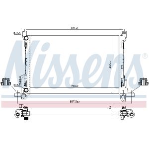 Kühler, Motorkühlung NISSENS 630803