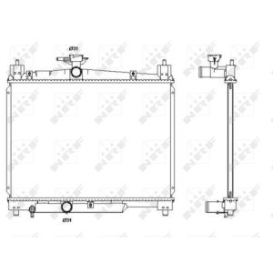 Radiator, motorkoeling EASY FIT NRF 53270