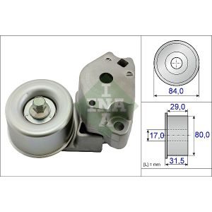 Rolo tensor, correia trapezoidal INA 534 0477 10