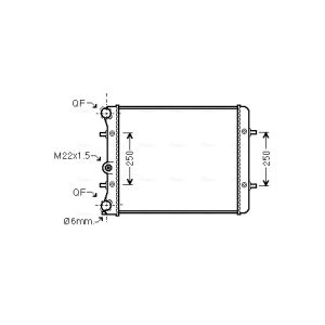 Motorkühler AVA COOLING VN2152