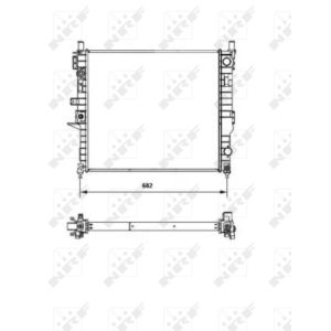 Radiator, motorkoeling EASY FIT NRF 55335