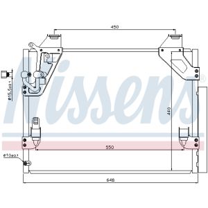 Condensador, aire acondicionado NISSENS 940082