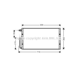 Condenseur, climatisation HIGHWAY UV5096