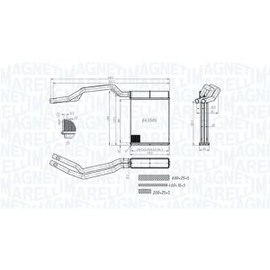 Scambiatore calore MAGNETI MARELLI 350218453000