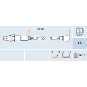 Sonde lambda FAE 77511