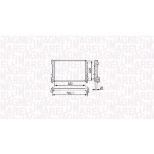 Arrefecedor do motor MAGNETI MARELLI 350213131700