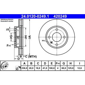 Bremsscheibe ATE 24.0120-0249.1