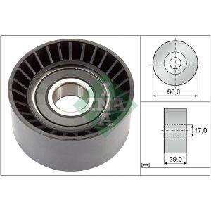 Polia guia, correia trapezoidal INA 532 0364 20