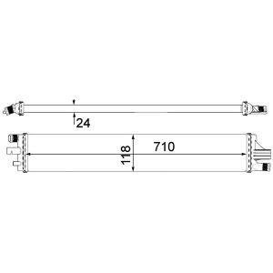 Arrefecedor do motor MAHLE CR 2163 000P