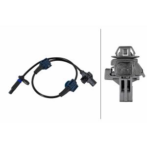 Sensor de velocidad, ABS HELLA 6PU 358 252-201