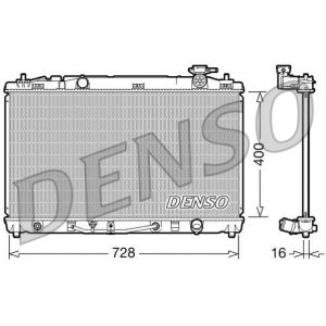 Radiador, arrefecimento do motor DENSO DRM50042