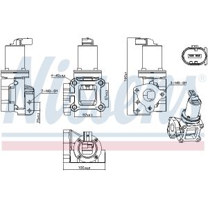 EGR-venttiili NISSENS 98309