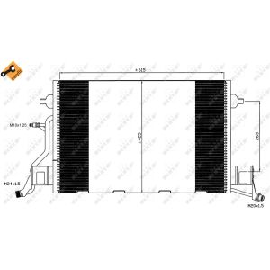 Condensador, aire acondicionado EASY FIT NRF 35564