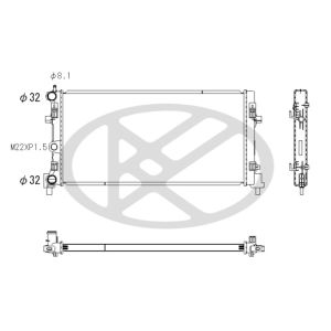 Raffreddatore motore KOYORAD PL453516
