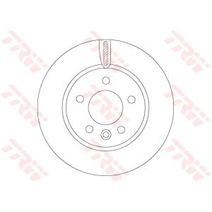 Disque de frein TRW DF6589S