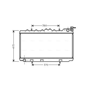 Arrefecedor do motor AVA COOLING DN2094