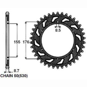 équipement, derrière SUNSTAR SUNR1-5698-43