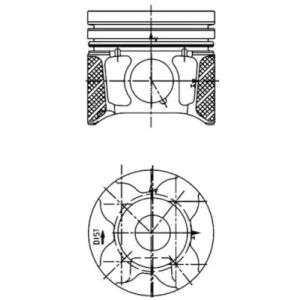 Pistão KOLBENSCHMIDT 40 179 600