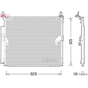 Condensator, airconditioning DENSO DCN50034