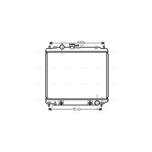 Arrefecedor do motor AVA COOLING MT2138