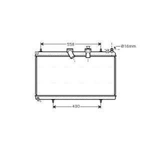 Arrefecedor do motor AVA COOLING CNA2229