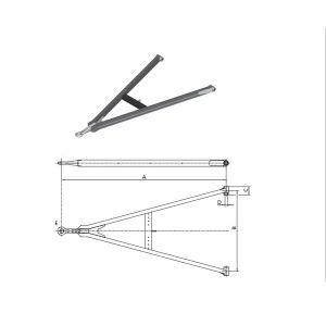 Fourche de remorque JOST YG24013070100