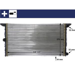 Arrefecedor do motor MAHLE CR 1534 000S