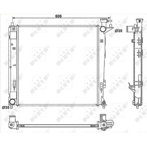 Kühler, Motorkühlung NRF 53054