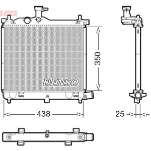 Radiateur moteur DENSO DRM41021