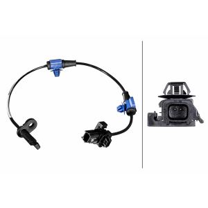 Sensor do ABS traseiro, direito HELLA 6PU 358 217-551