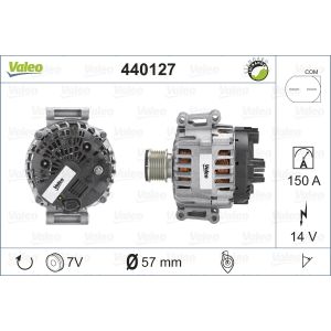 Drehstromgenerator VALEO 440127