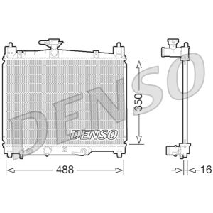 Radiador, refrigeración de motor DENSO DRM50066