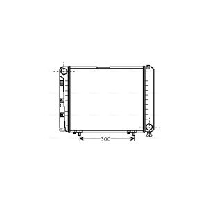 Radiador de motor AVA COOLING MS2079