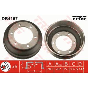 Remtrommel TRW DB4167