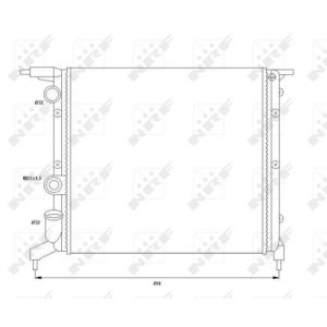 Kühler, Motorkühlung NRF 58785