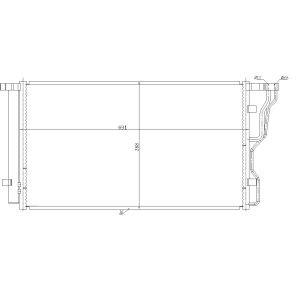 Kondensator, Klimaanlage NRF 350486