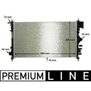 Arrefecedor do motor MAHLE CR 1097 000P