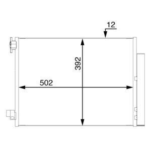 Kondensator, Klimaanlage MAHLE AC 73 000S